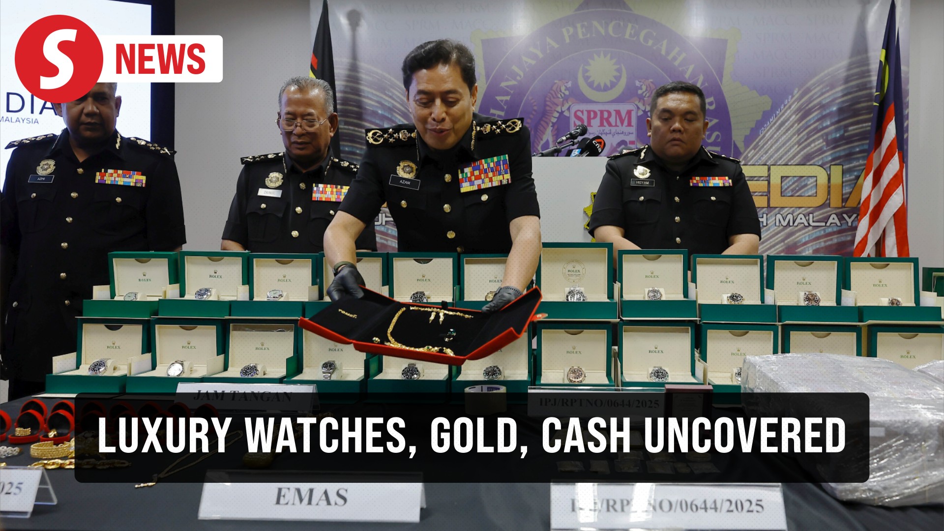 Some RM11.4mil in cases and assets were seized in connection with an ...