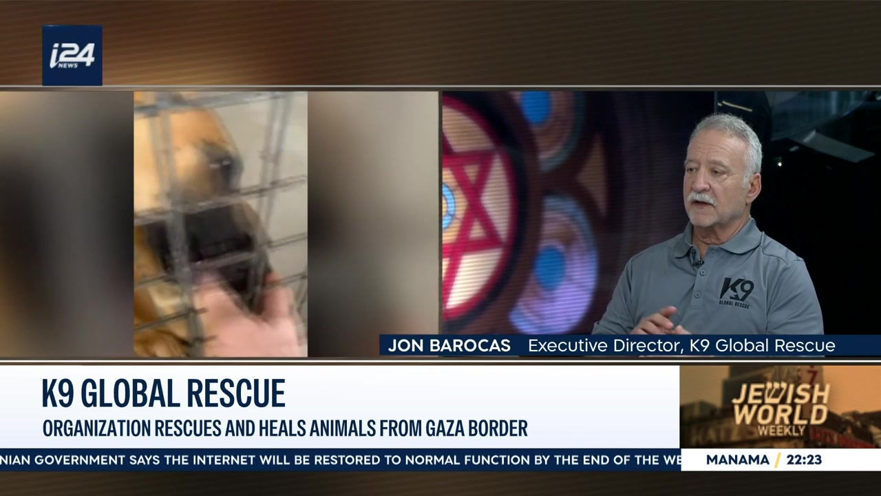 Jon was interviewed by i24 News. Over the years, K9 Global Rescue has ...