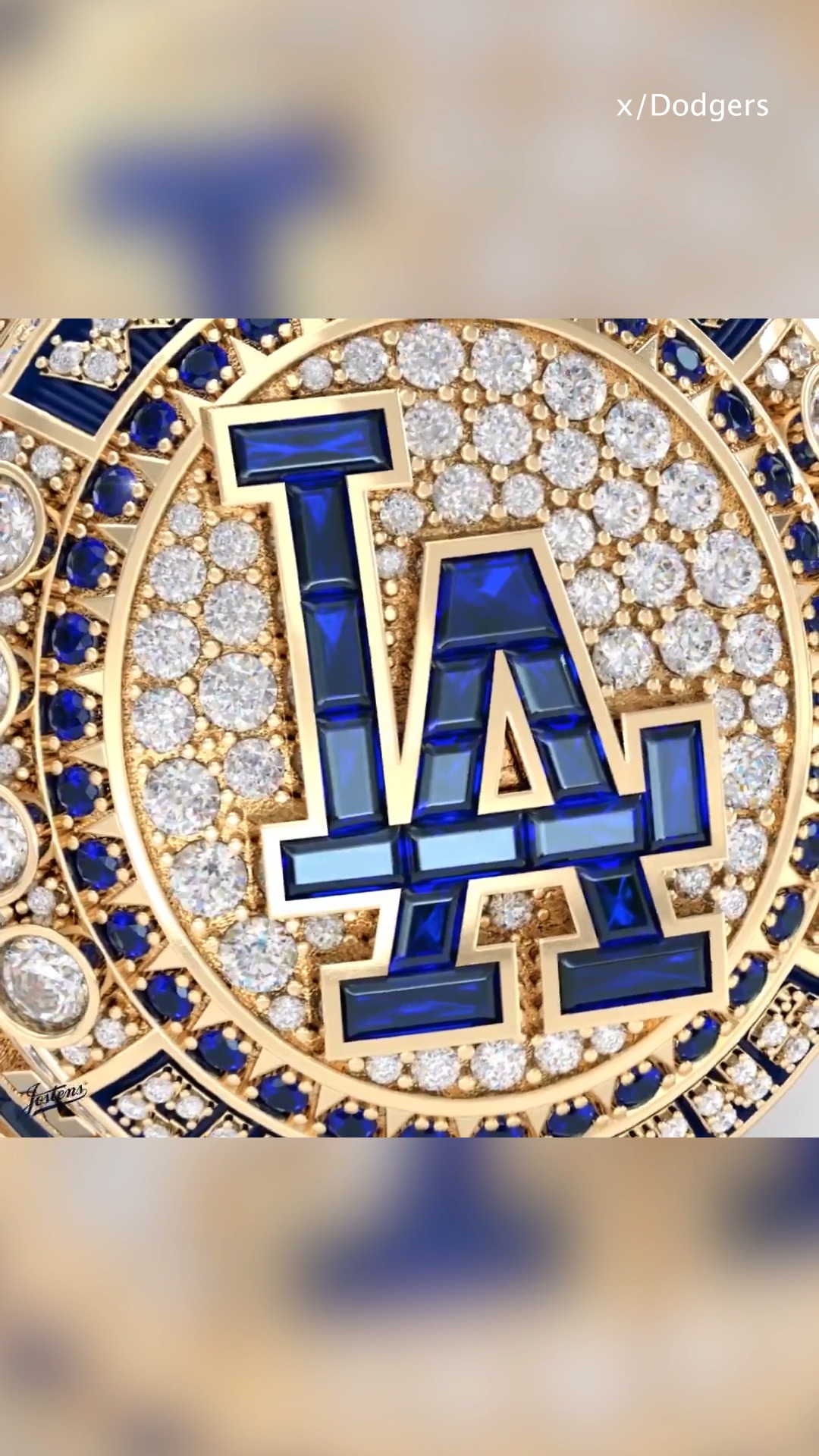 An up-close look at the Los Angeles Dodgers World Series ring