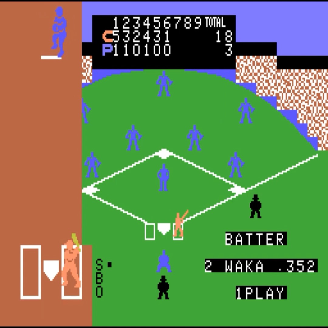 Champion Baseball (SG-1000) playthrough #sg1000 #retrogaming