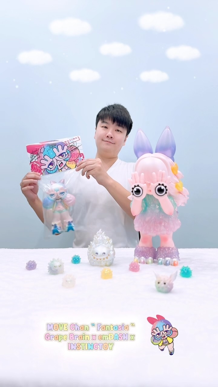 MOVE Chan “ Fantasia “ 💜🩵💚 Grape Brain x emDASH x INSTINCTOY
