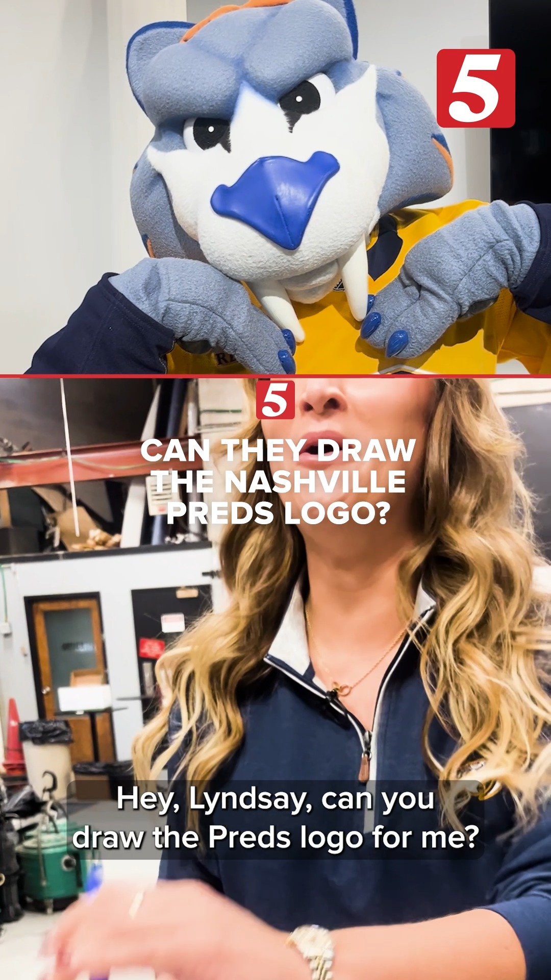 Do you think you could draw the Nashville Preds logo? Let’s see how ...