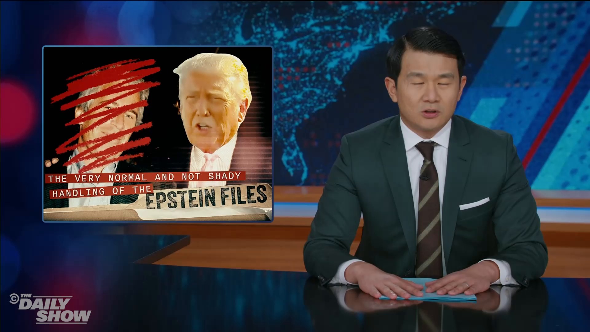 The Daily Show - Epstein surrounded himself with monsters,... | Facebook