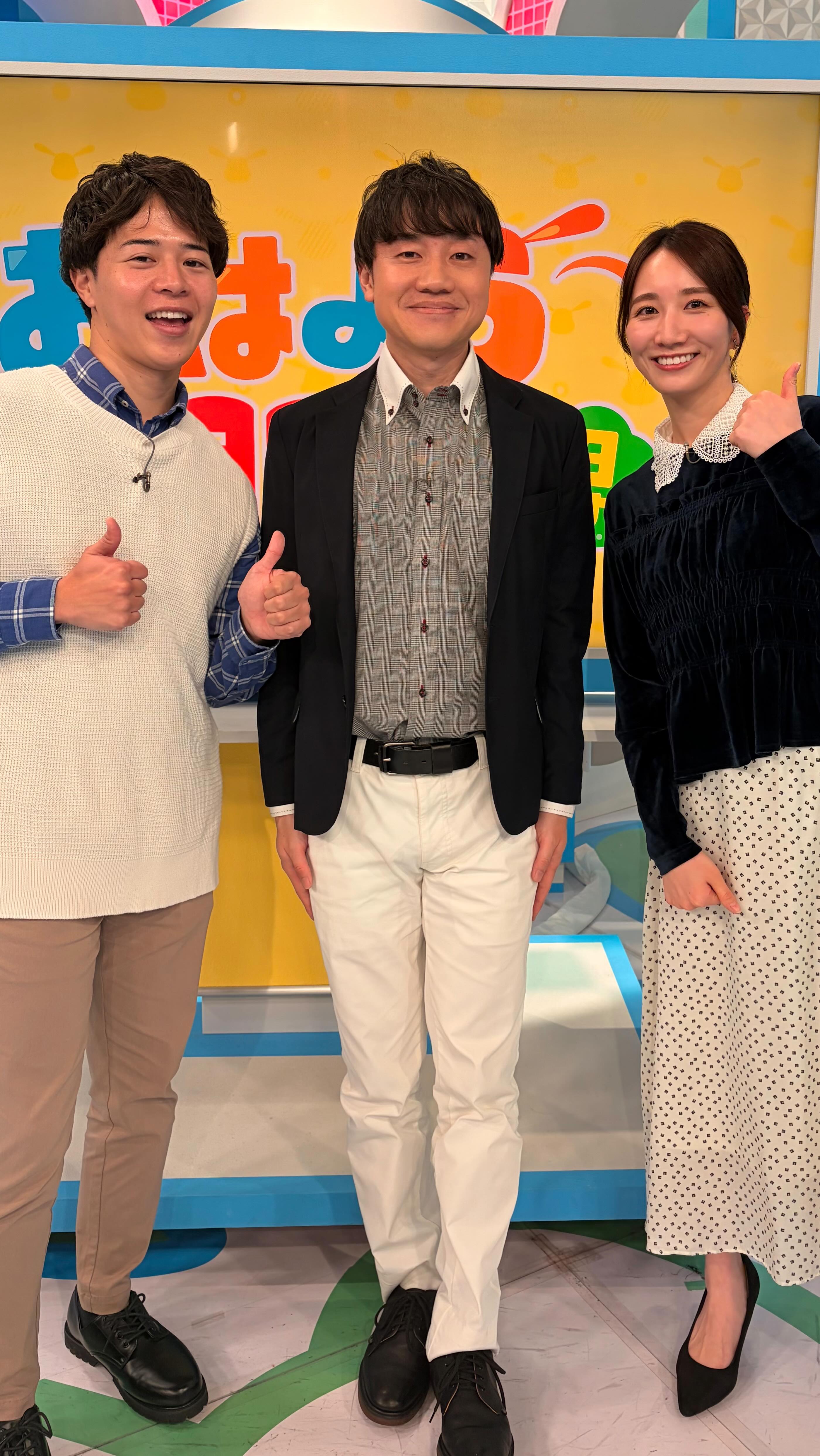 ?年内ラスト放送直後の『おはど』メンバー いつもABCテレビアナウンス 