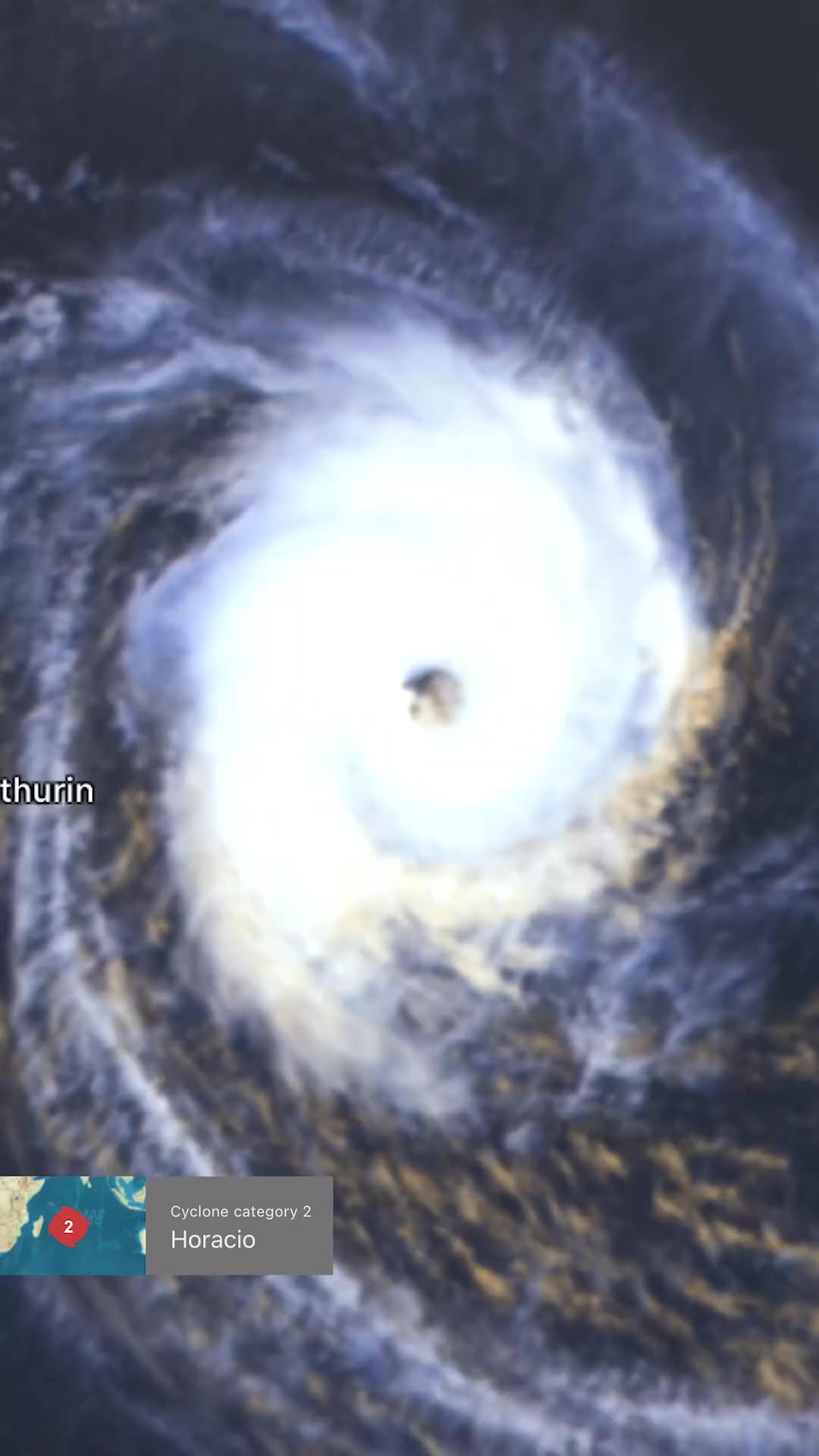 🌪️ Intense Tropical Cyclone Horacio, Indian Ocean Horacio is rapidly ...