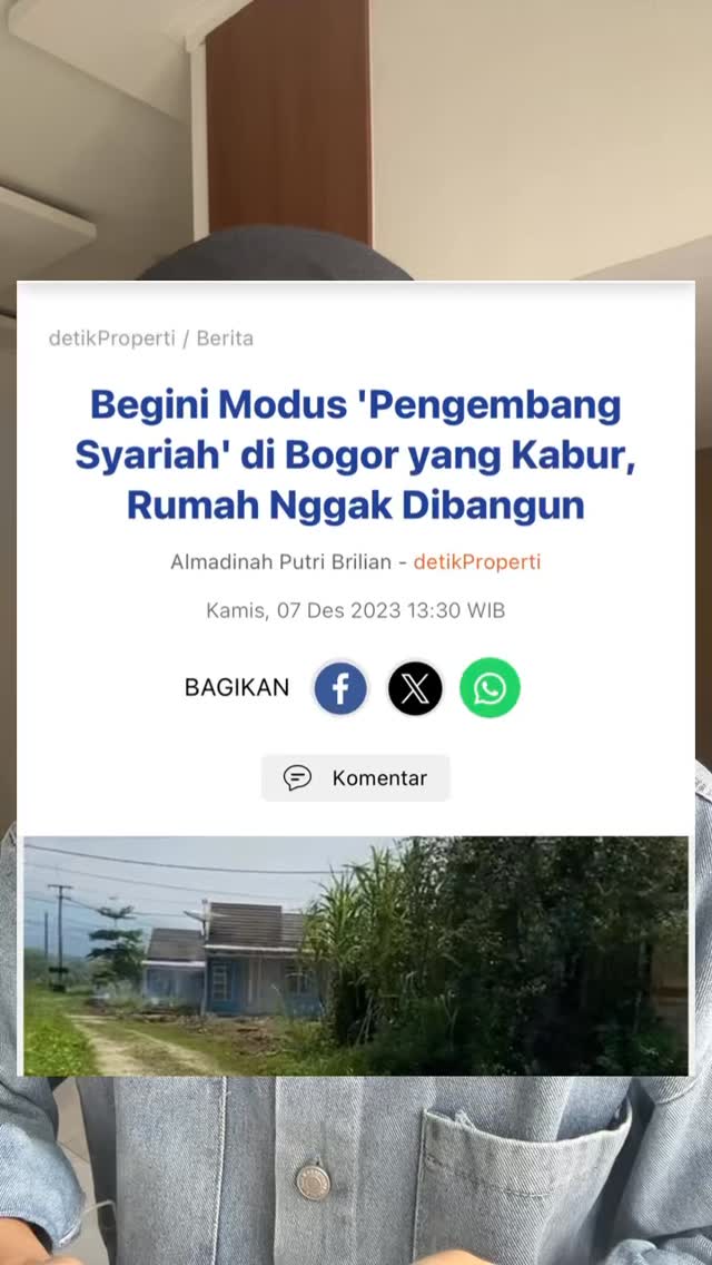 KPR in-house = KPR cicil langsung ke developer. Skema ini tentu ada ...