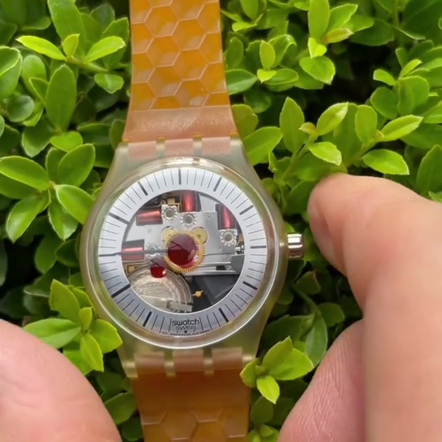 Repost del insta de Ryu (rk.wwe): SWATCH MUSICALL WATCH ADAM PETER