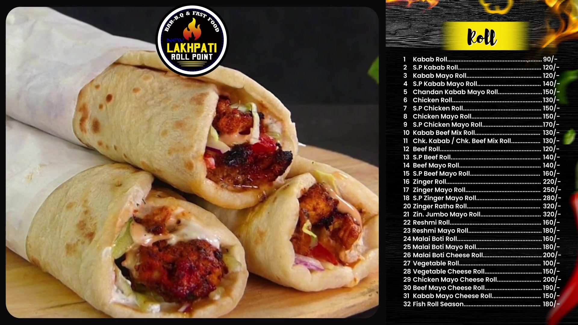 New Lakhpati Roll Point & Bar B.Que | Karachi