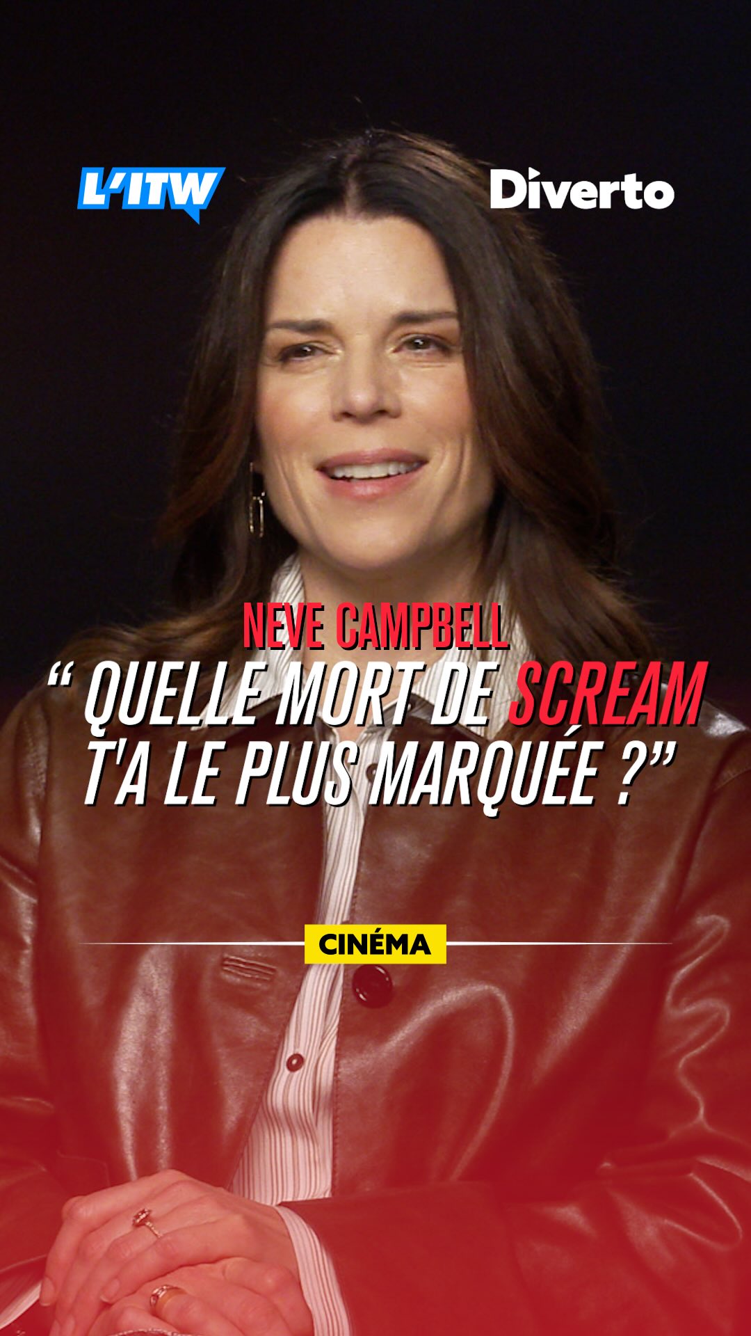 On a demandé à Neve Campbell quelle mort l’a le plus marquée 💀 ...