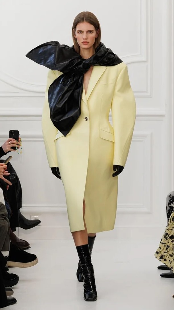 Givenchy by Sarah Burton A fully embroidered coat crafted from