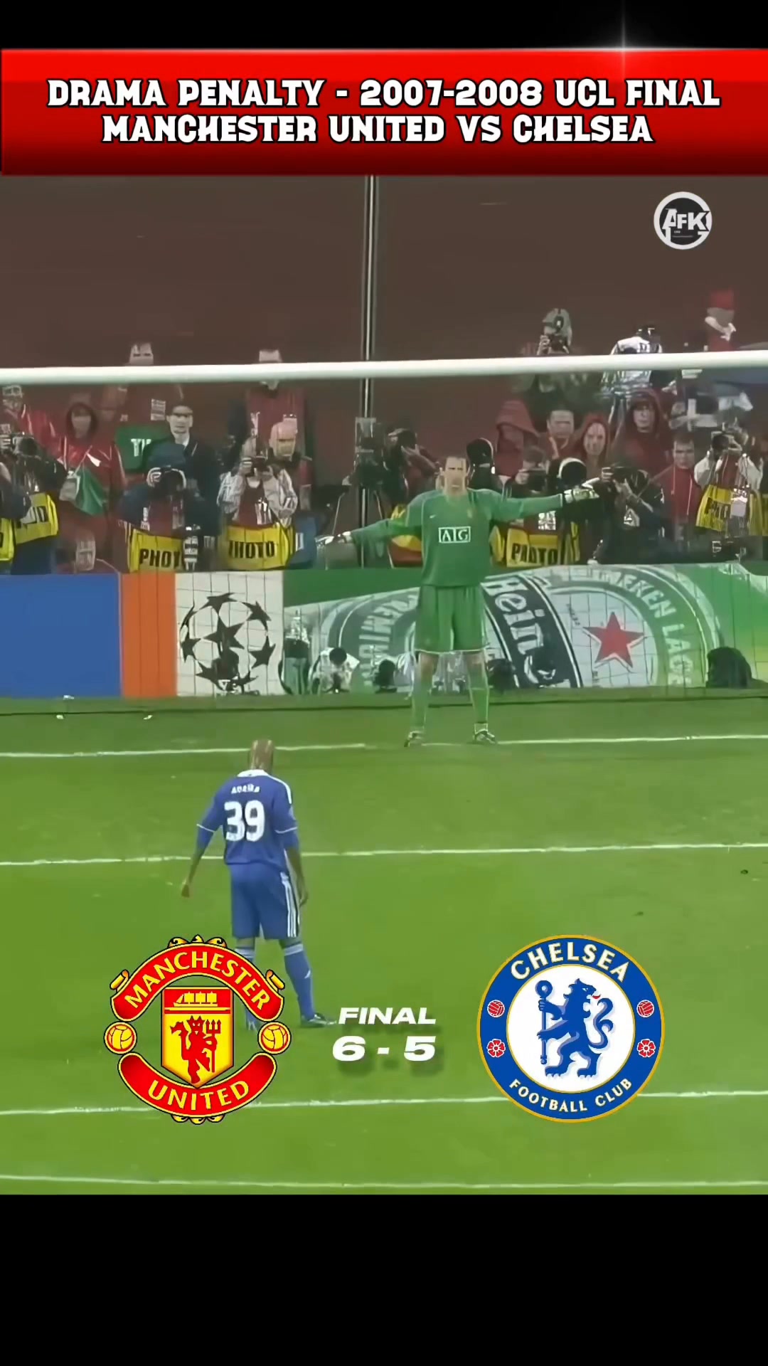 Final UEFA Champions League 2008 : Manchester United vs Chelsea