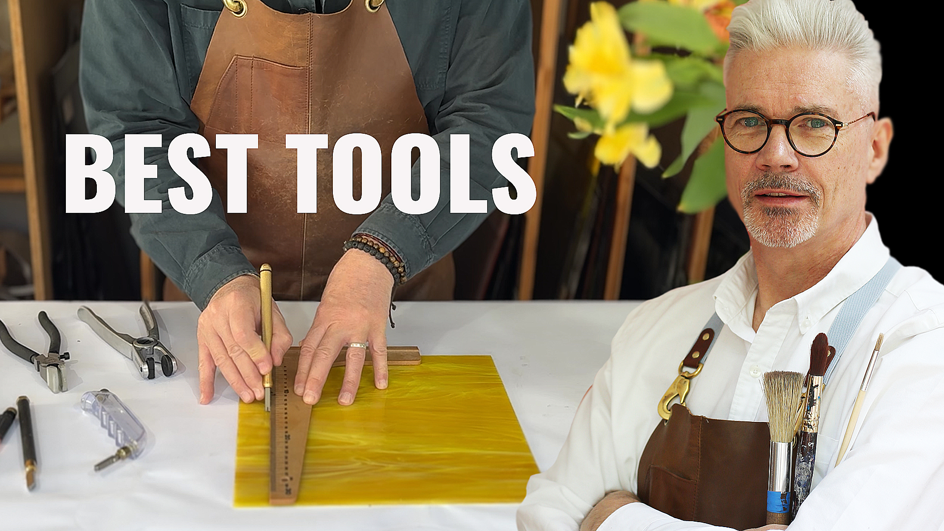 CUTTING GLASS for beginners. Learn what glass tools you'll need and how ...