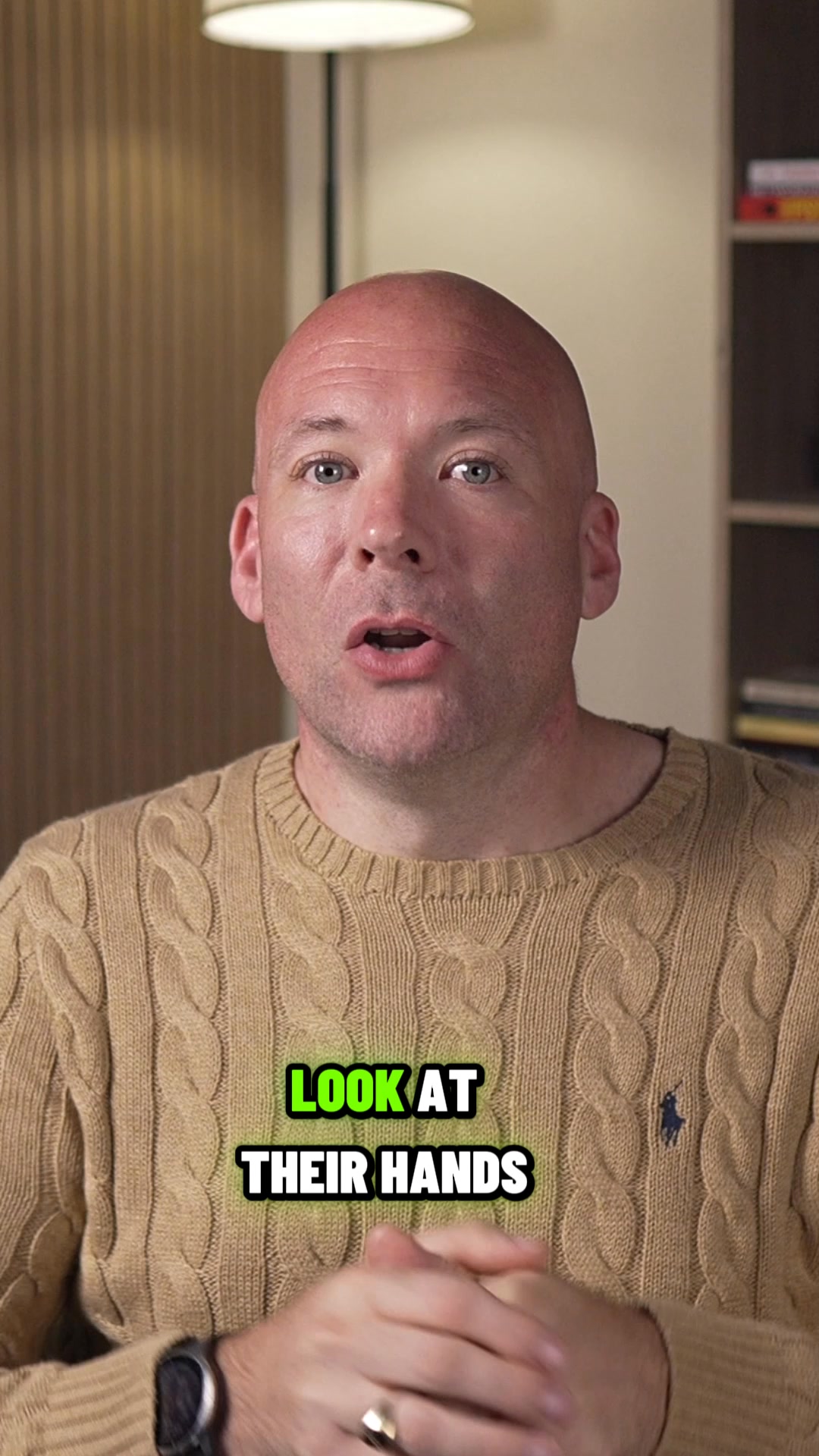 In body language analysis, the thumbs are the 