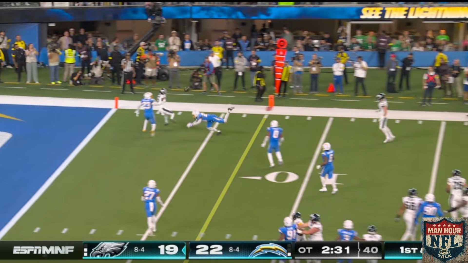 Chargers defense seals the deal! #BoltUP #NFL | Man Hour | Facebook