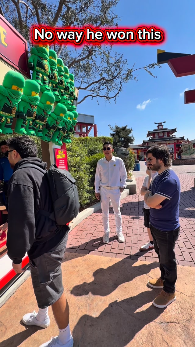 I went to LEGOLand California and spent hours trying to win the