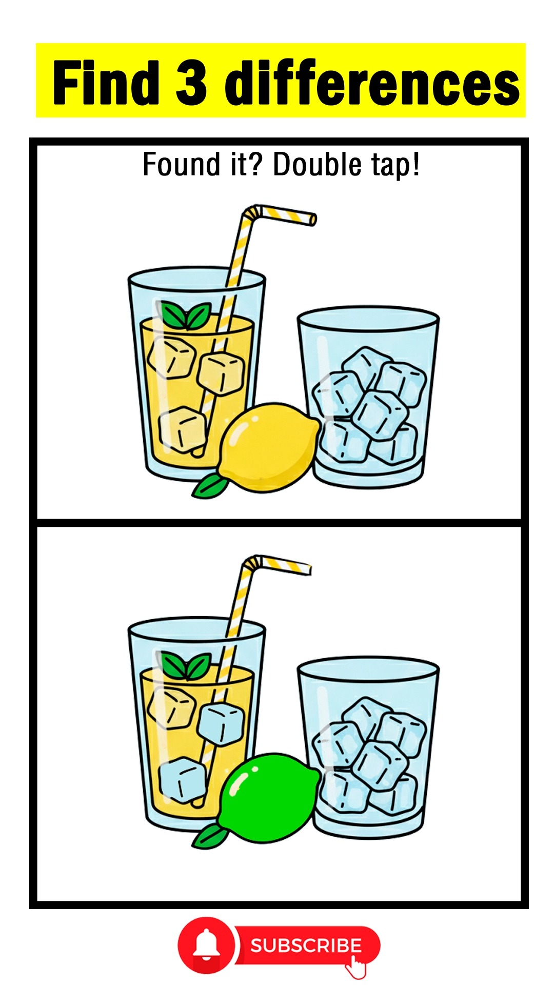 #findthedifference #spotthedifference #quiz つの間違いを見つけてねー 找茬 Encuentra ...