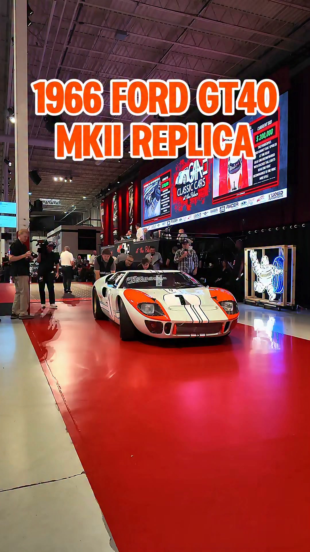 1966 Ford GT40 MKII Replica. #reels #713classiccars #fordgt40mkii