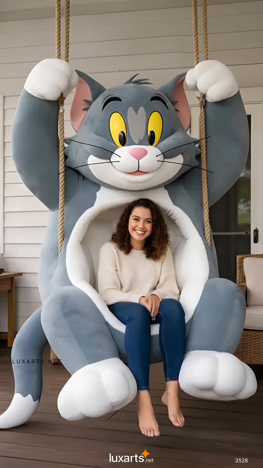 トムとジェリー椅子 Tom and Jerry 木製スツール 椅子【公式通販】