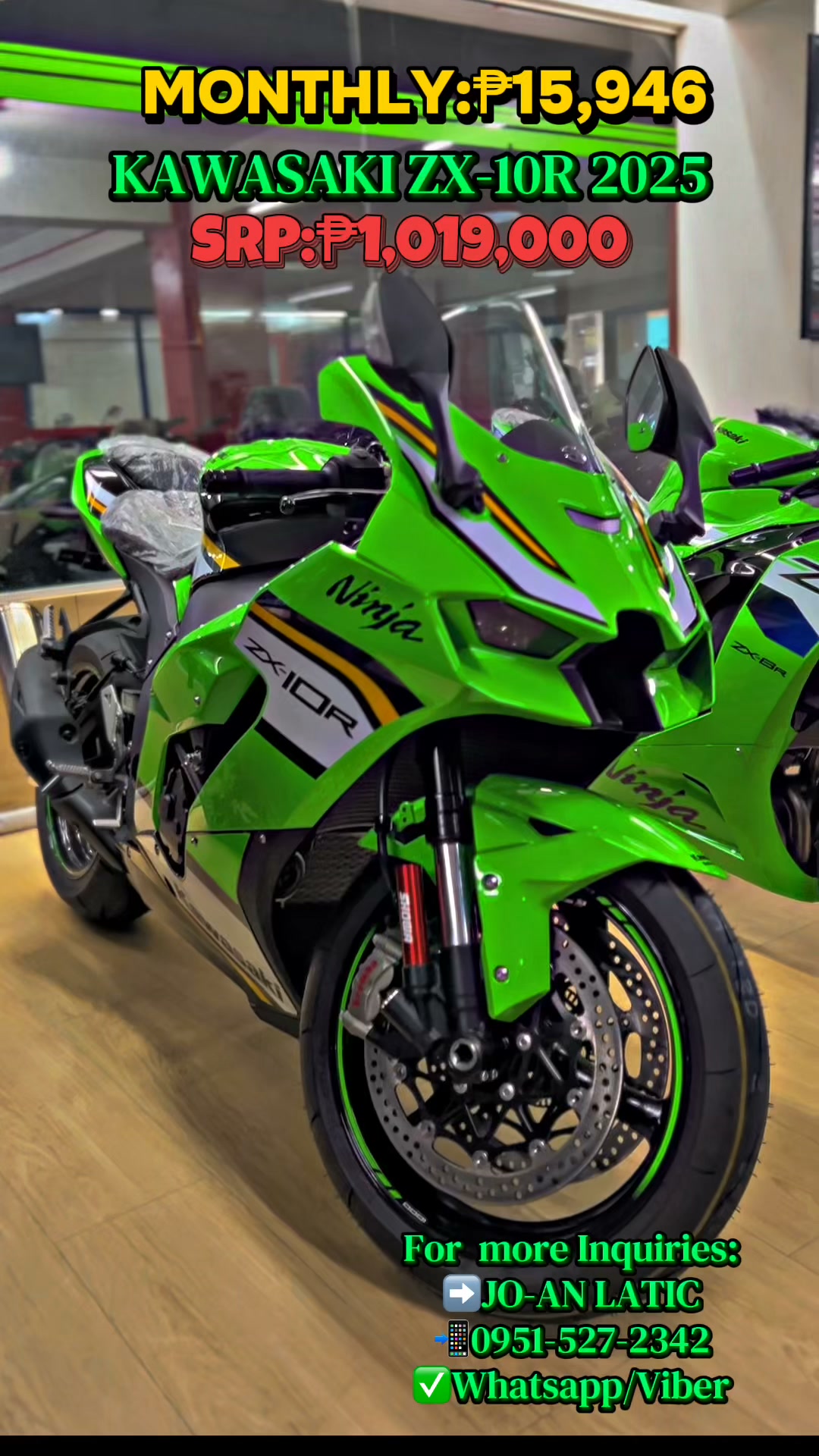 456 Kawasaki - Congratulations ‼️🎉🎊 Mr.J.P.D for your Brand New