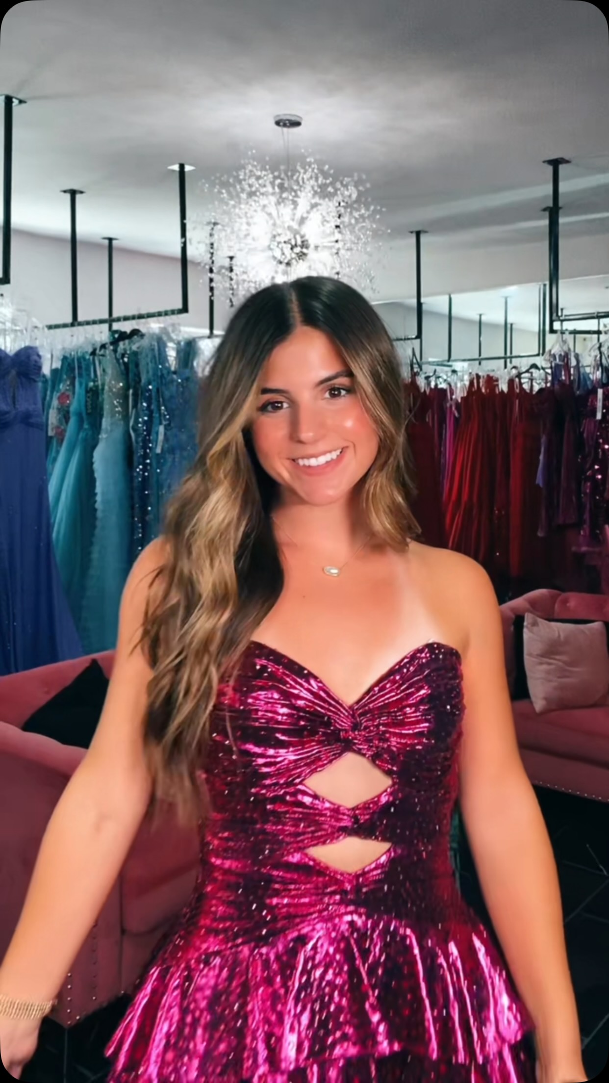 hot pink dresses hoco 💖 ENERGY 💖, Bold, bright & impossible to miss! ✨ This fuchsia pink dress was made for your main-character Homecoming moment. 🎀💃, Shop early & claim it for your school before it’s gone! Related: woodbridge-grey-king-panel-bed