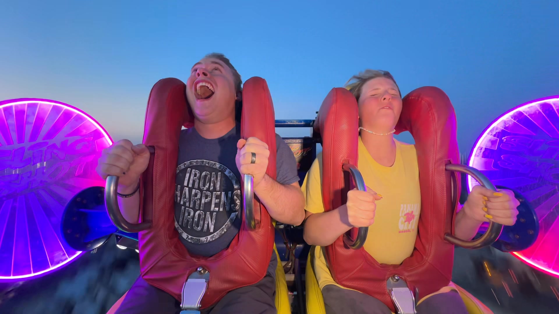 Taylor & Anna | Slingshot & Vomatron at Indy Speedway | Facebook
