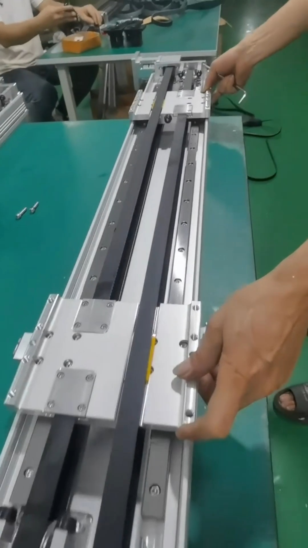 dual slider timing belt driven linear motion actuator #custom # ...