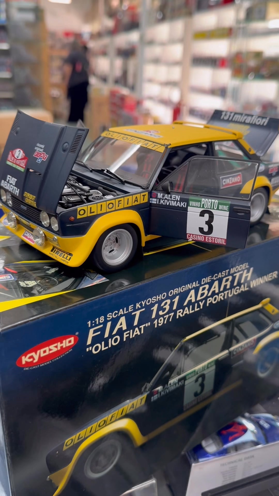 Fiat 131 Abarth Rally in scala 1:18 Kyosho 🤗 | Ranzi Modellismo