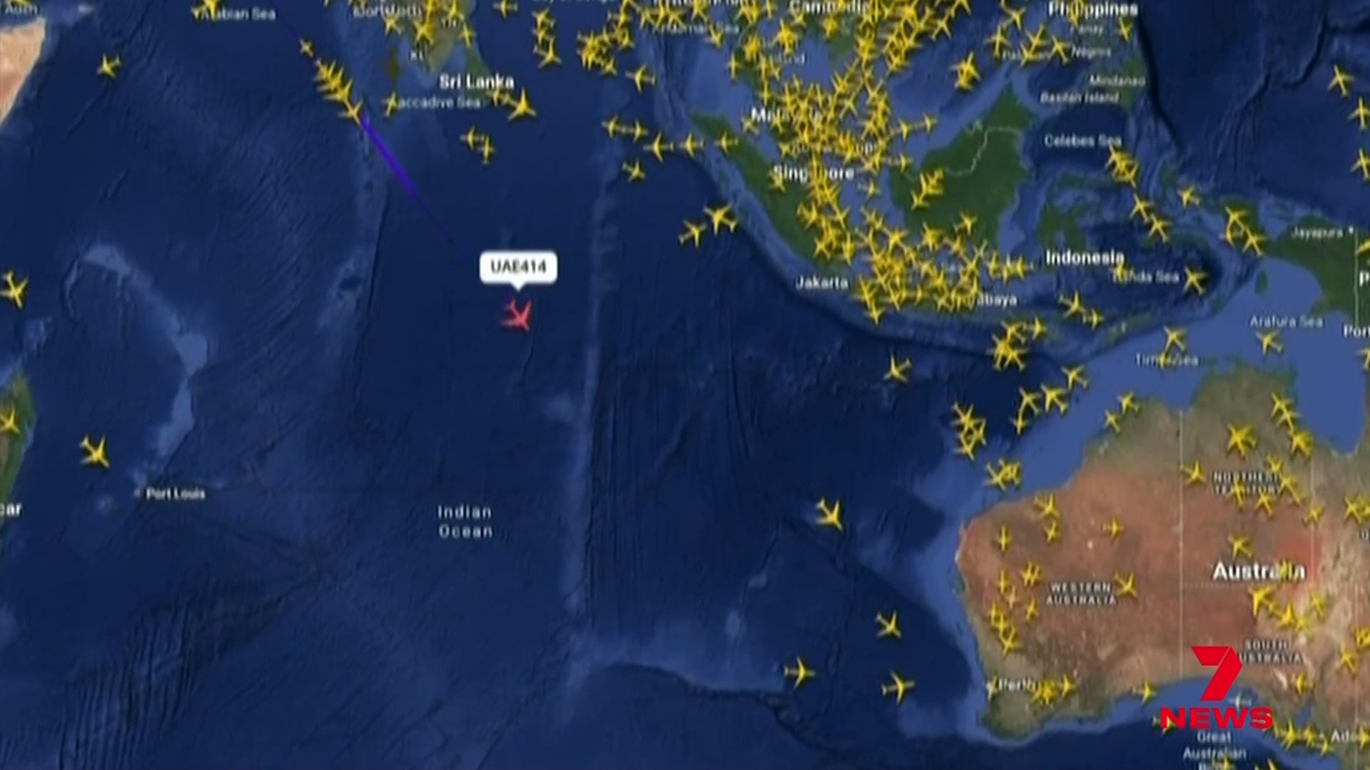 The first Australian flight since the war began is on its way from the ...