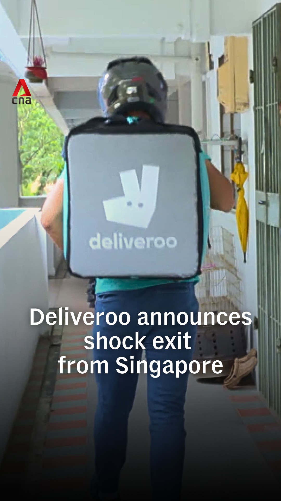 お知らせ。オーダーストップしました。 Say goodbye to Deliveroo in Singapore. The food delivery service