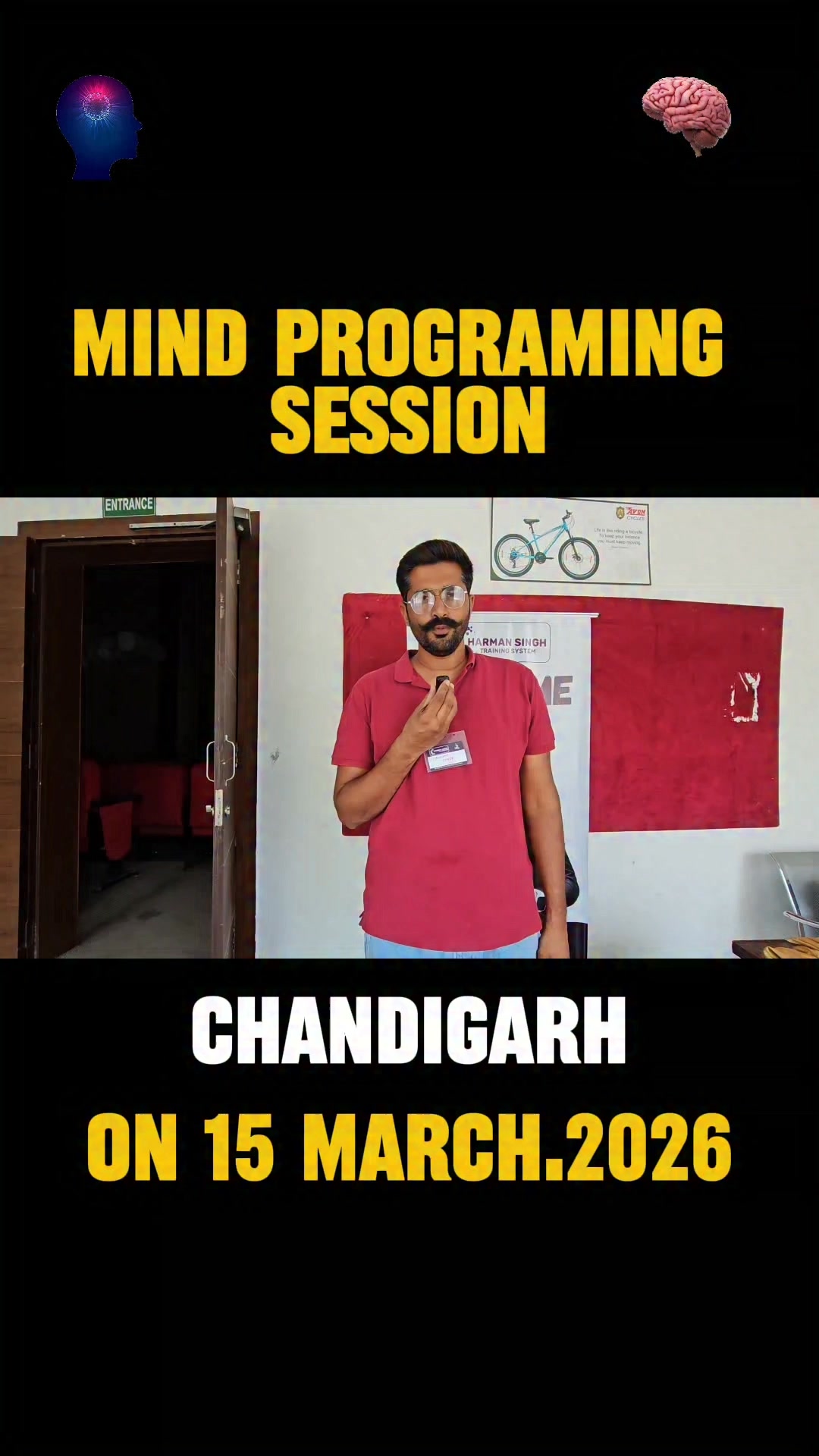 MIND PROGRAMMING SESSION IN CHANDIGARH ON 15 MARCH 2026...... # ...