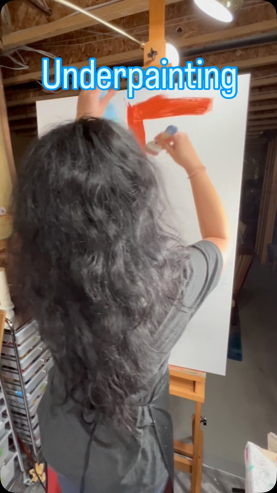 The underpainting is complete for my entry into the Kelowna Women’s ...