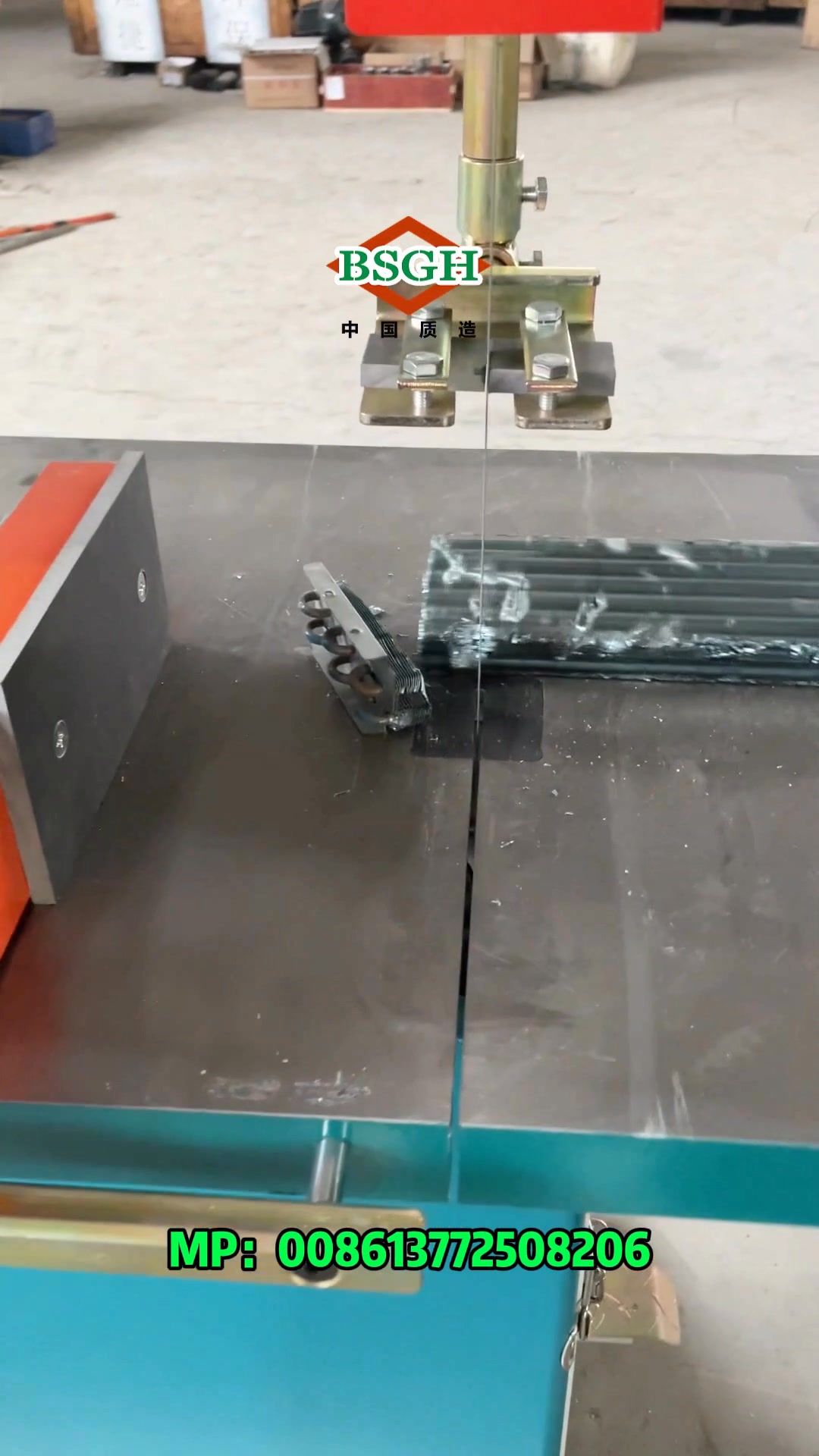 Radiator cutter machine as saw in test | Hannah Wang | Facebook