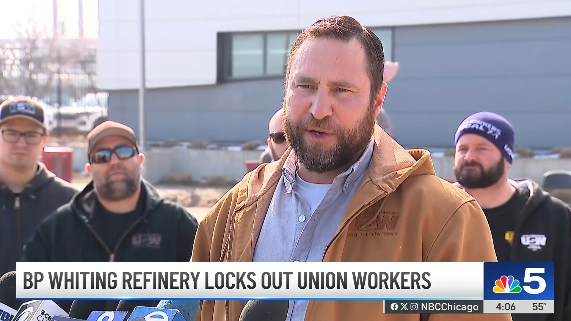 BP has locked more than 800 workers out of its Indiana refinery 