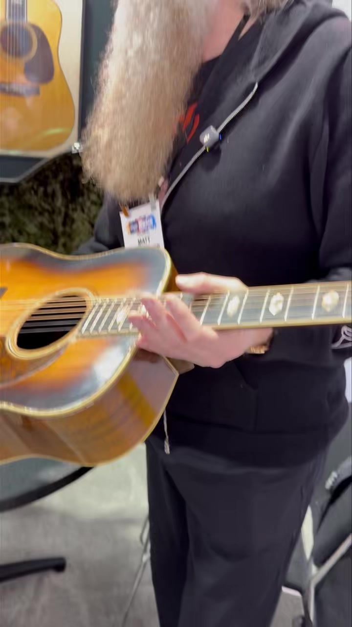 From NAMM 2026 in Anaheim. At the Martin booth Matt Swanson CEO of