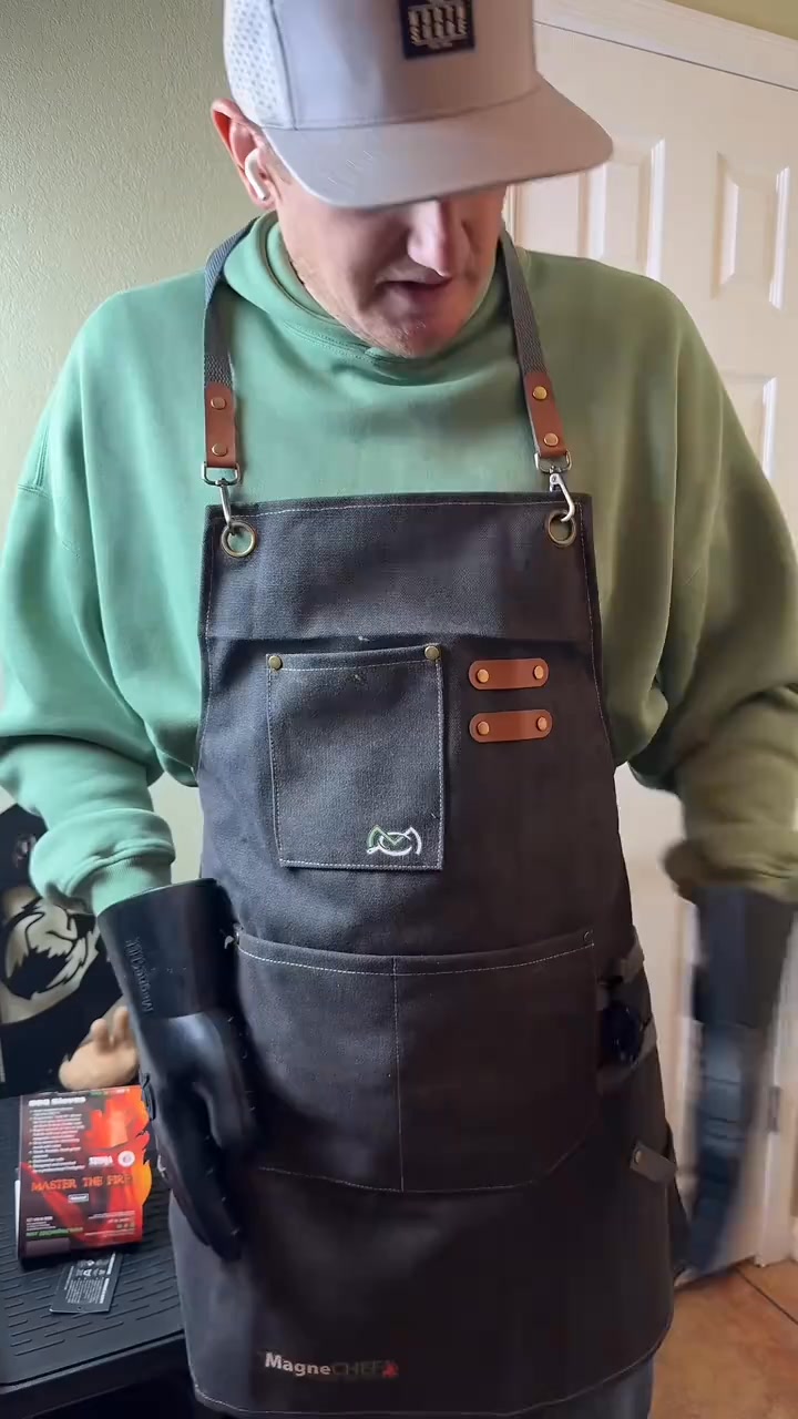 Real pitmasters don’t scramble. They execute. The Quick Draw Apron ...