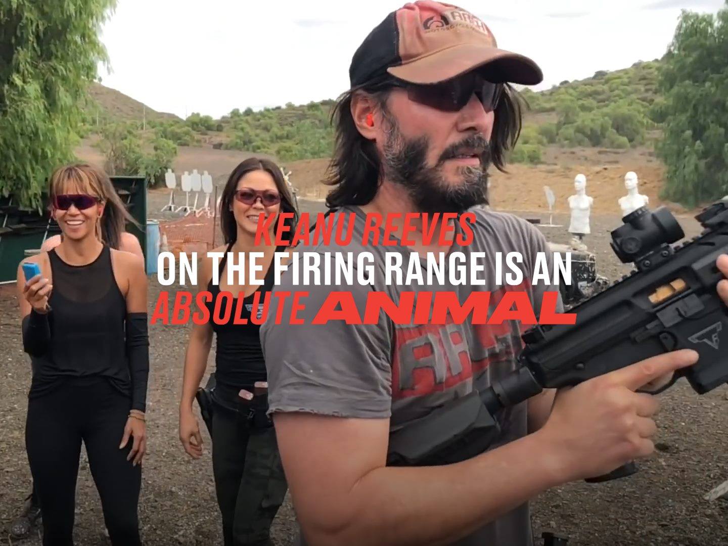 Keanu Reeves Gun Range _ John Wick 2 Firearms Training with Keanu ...