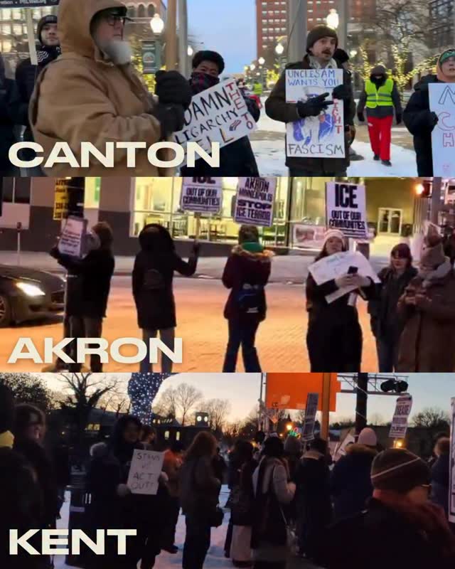 AKRON, CANTON, AND KENT DEMAND ICE OUT OF OUR COMMUNITIES! January’s ...