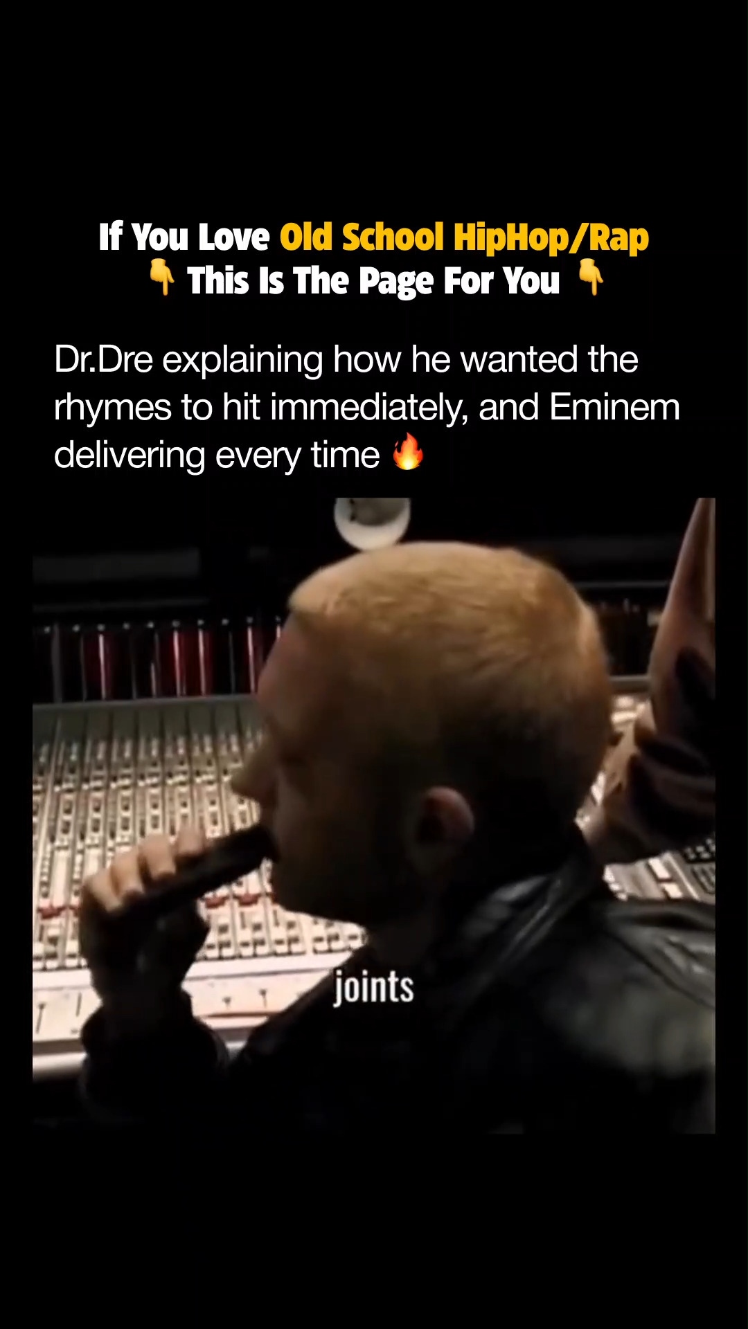 Dr.Dre explaining how he wanted the rhymes to hit immediately, and ...