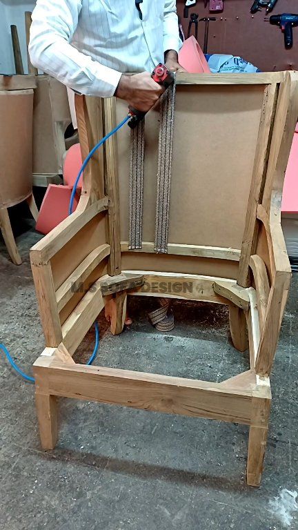 How To Make High Back Chair ||High Back Chair Making Process # ...