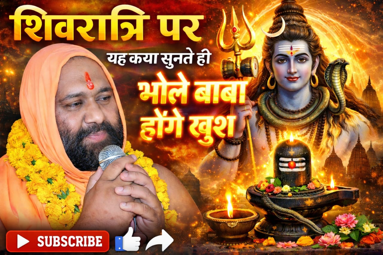 महाशिवरात्रि पर यह कथा सुनते ही भोले बाबा होंगे खुश | Vishnu Chetan ji ...