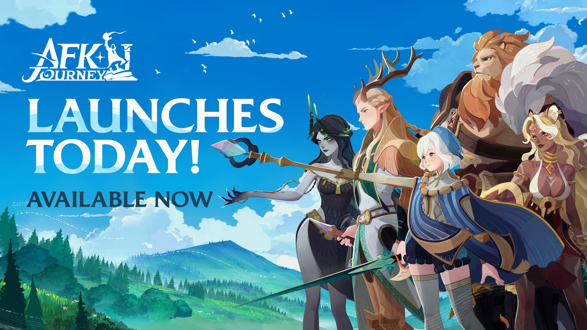 #AFKJOURNEY LAUNCHES TODAY! 🔥 Download Now>>> https://afkjourney ...