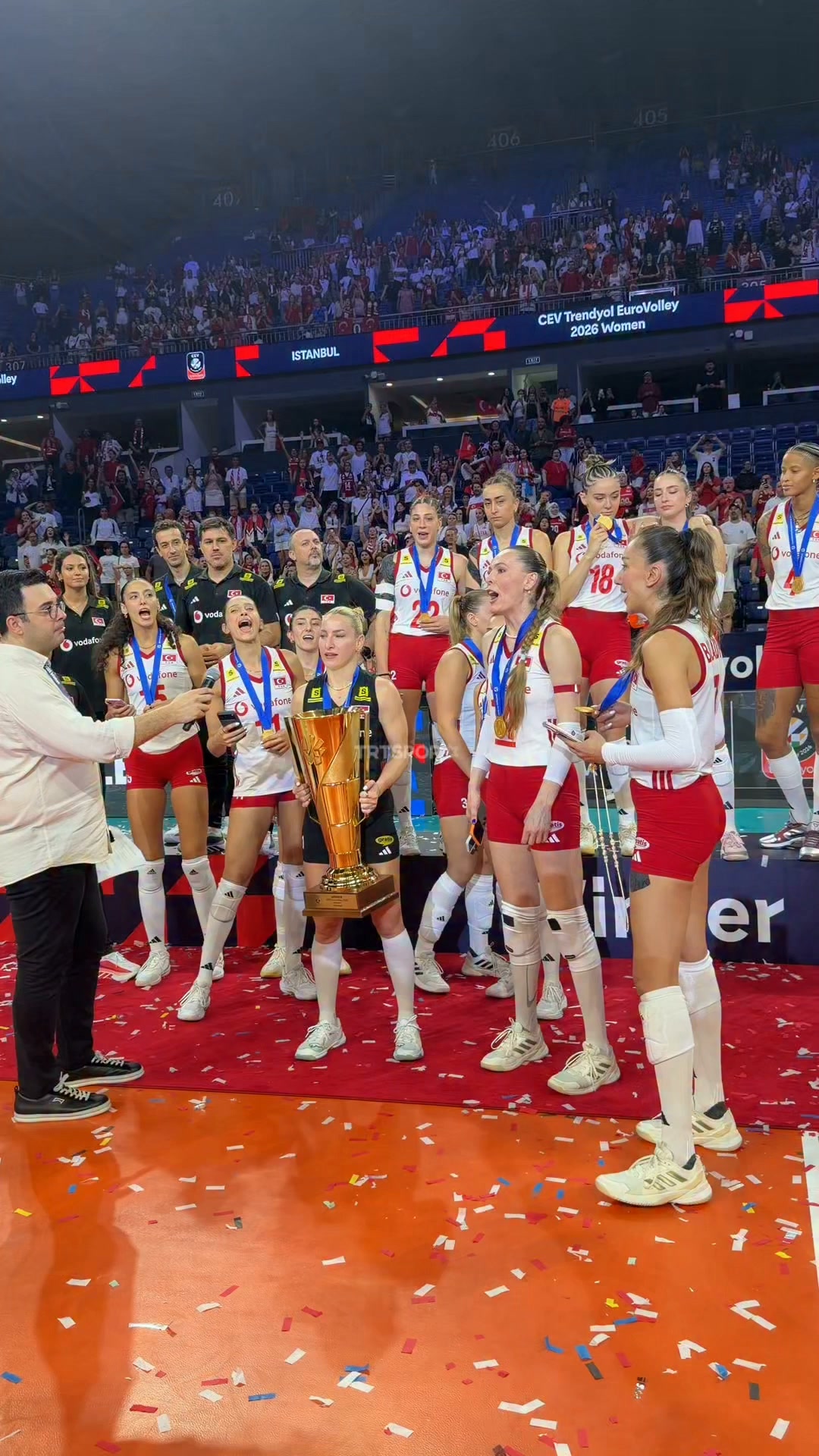 🔴 KIRMIZI!, ⚪ BEYAZ! , 🏆 ŞAMPİYON!, 🇹🇷 TÜRKİYE! , #TRTSporDijital | TR