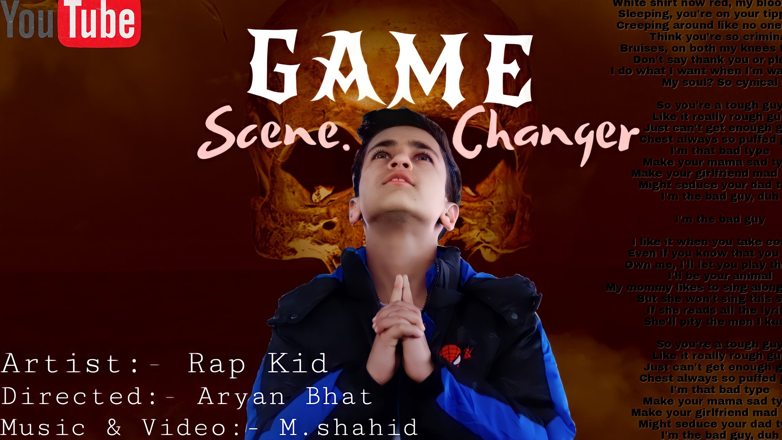 GAME SCENE CHANGER OFFICIAL MUSIC VIDEO BY RAPKID ARFAT #music 