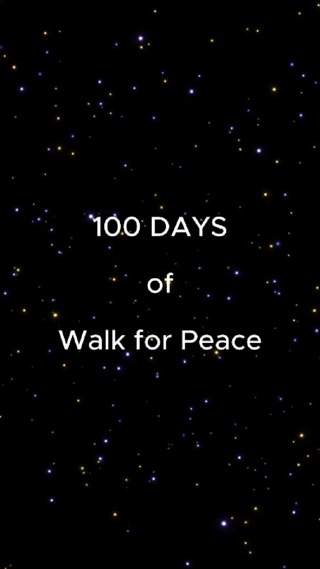 For 100 days, the monks have continued their walk for peace through ...