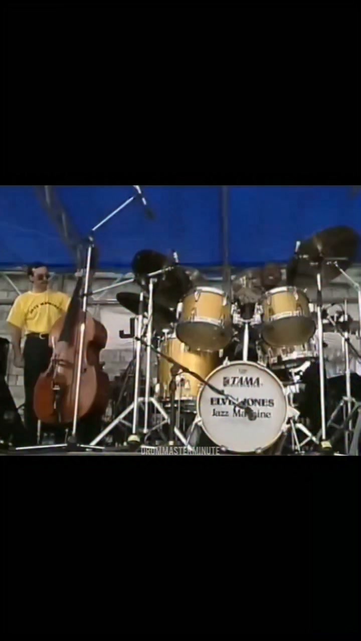 Drummer Elvin Jones's Jazz Machine toured Europe in 1991 with