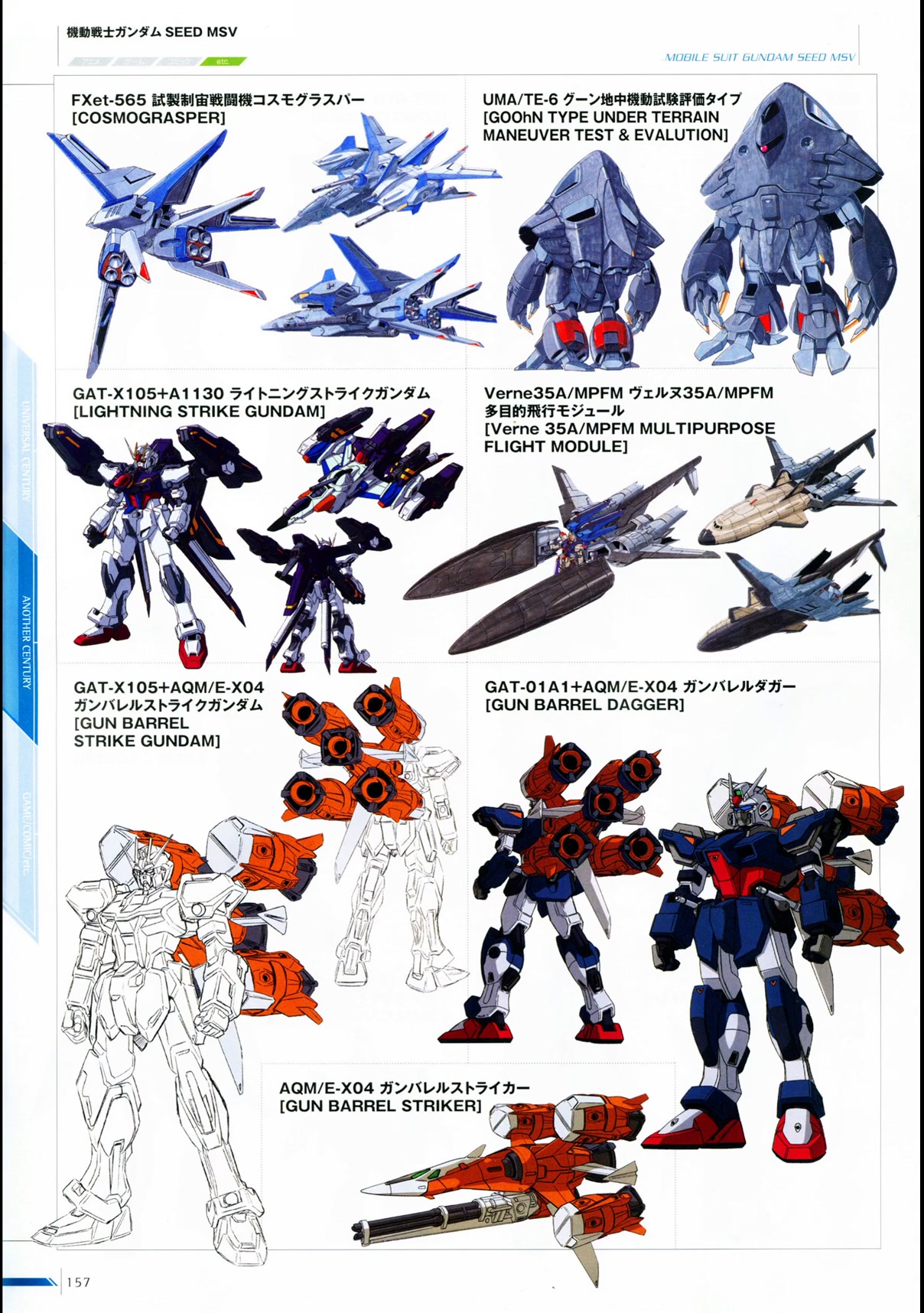 MOBILE SUIT ILLUSTRATED 2015 EDITION ] -Mobile Suit Gundam Seed