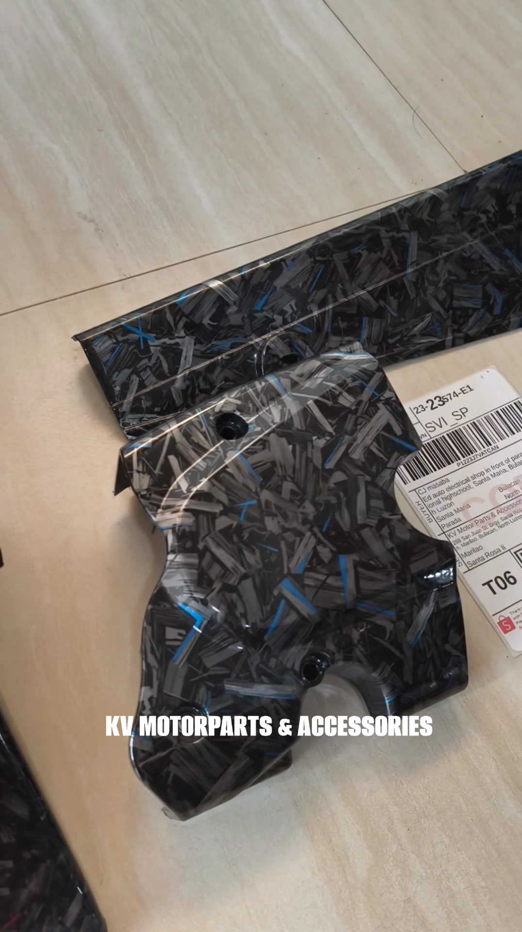 Kawasaki barako hydro dip carbon chain cover for sale
