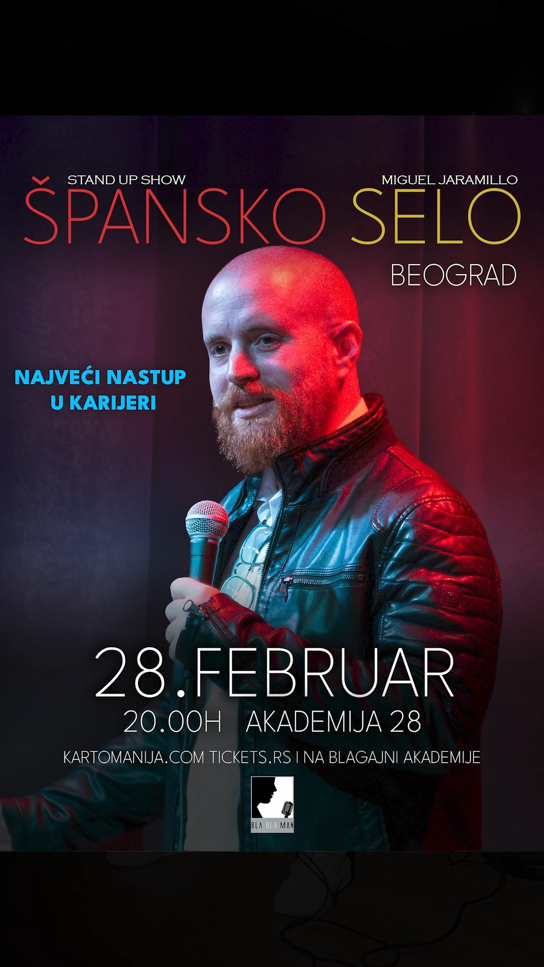 Znate gde se vidimo, znate kad. Akademija 28 28. Februar. Sve ostalo je ...