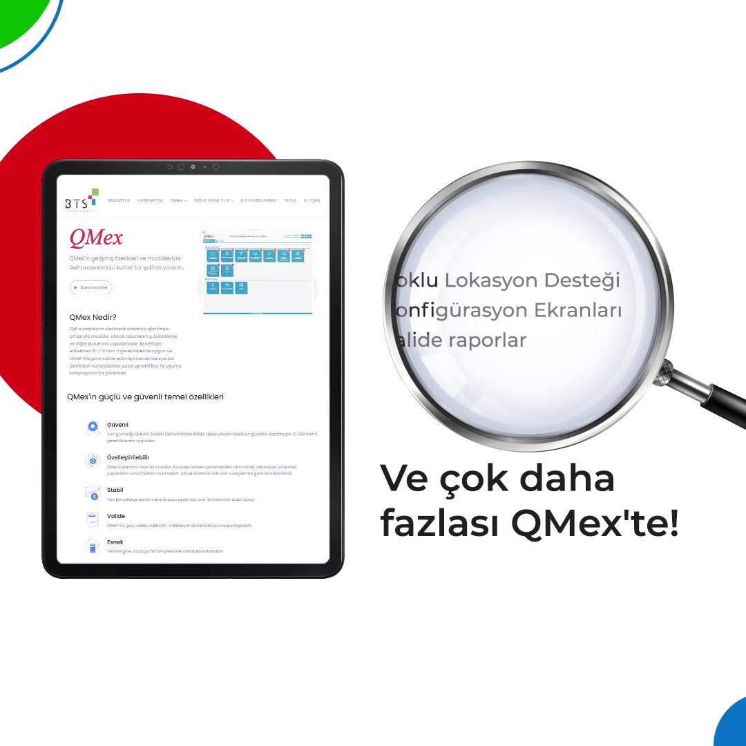 QMex’in çoklu lokasyon desteği, konfigürasyon ekranları ve valide ...