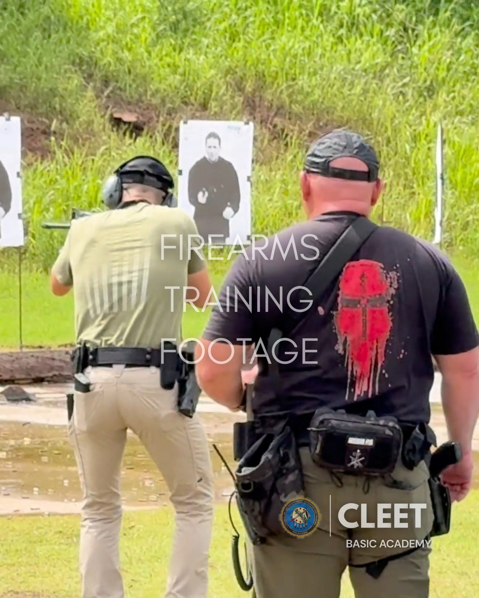Firearms Training at CLEET Basic Academy 📹 Footage taken from a prior ...